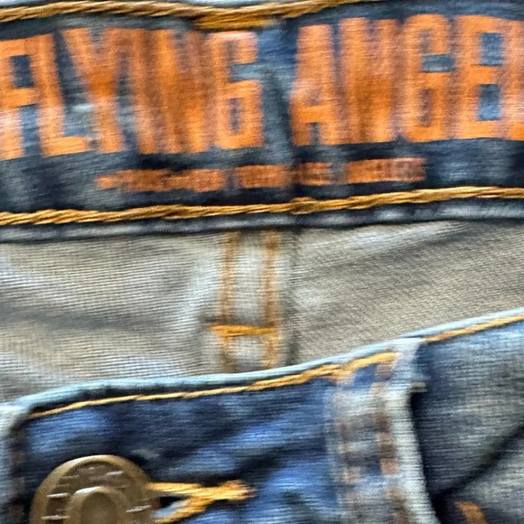 Flying Angel women's size 1 distressed jeans - Picture 4 of 4